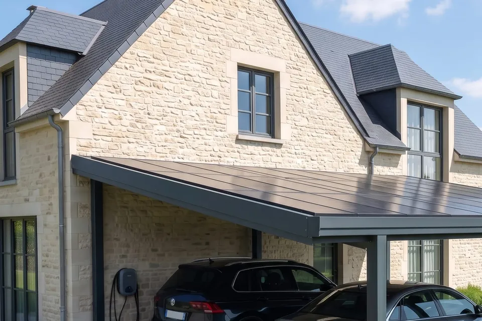 Illustration : Carport solaire