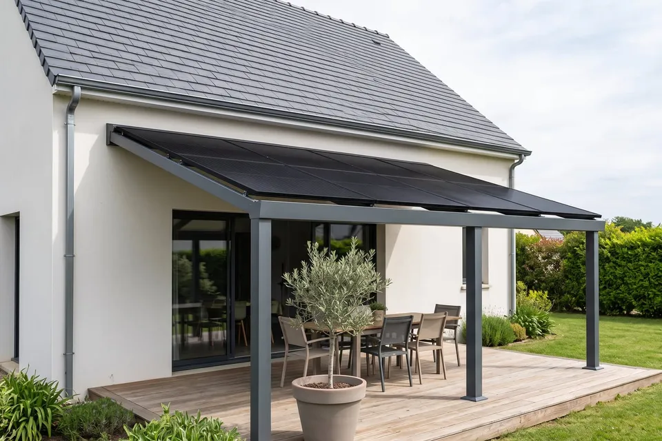 Illustration : Pergola solaire